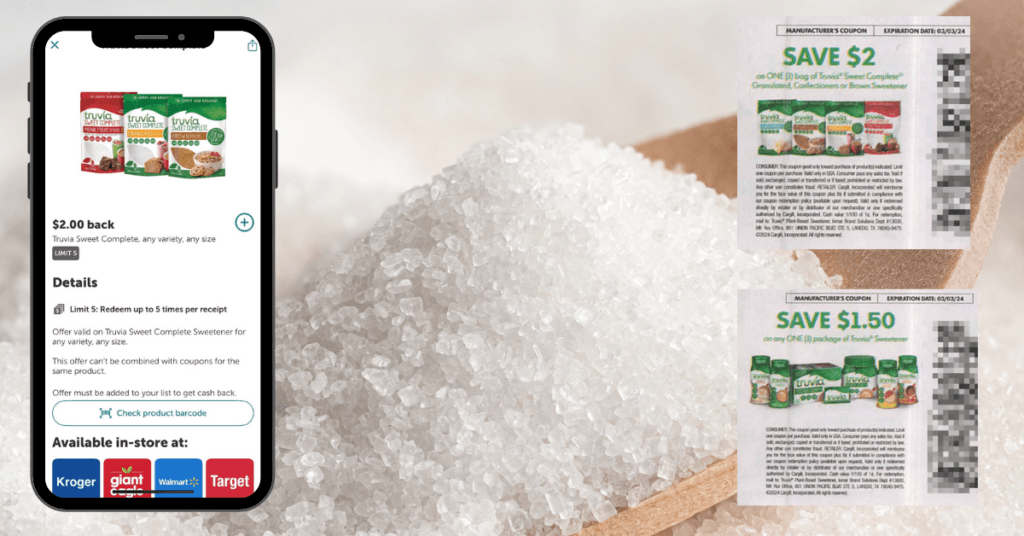 truvia sweet complete kroger coupons and rebate