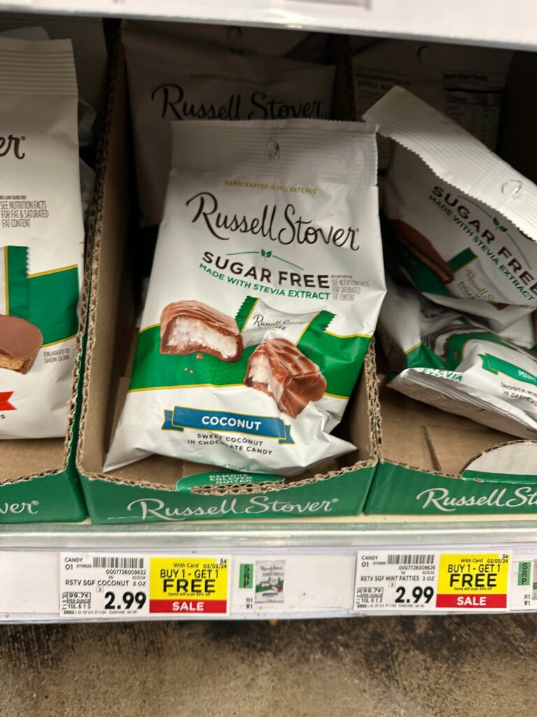 russel stover sf chocolate kroger shelf image