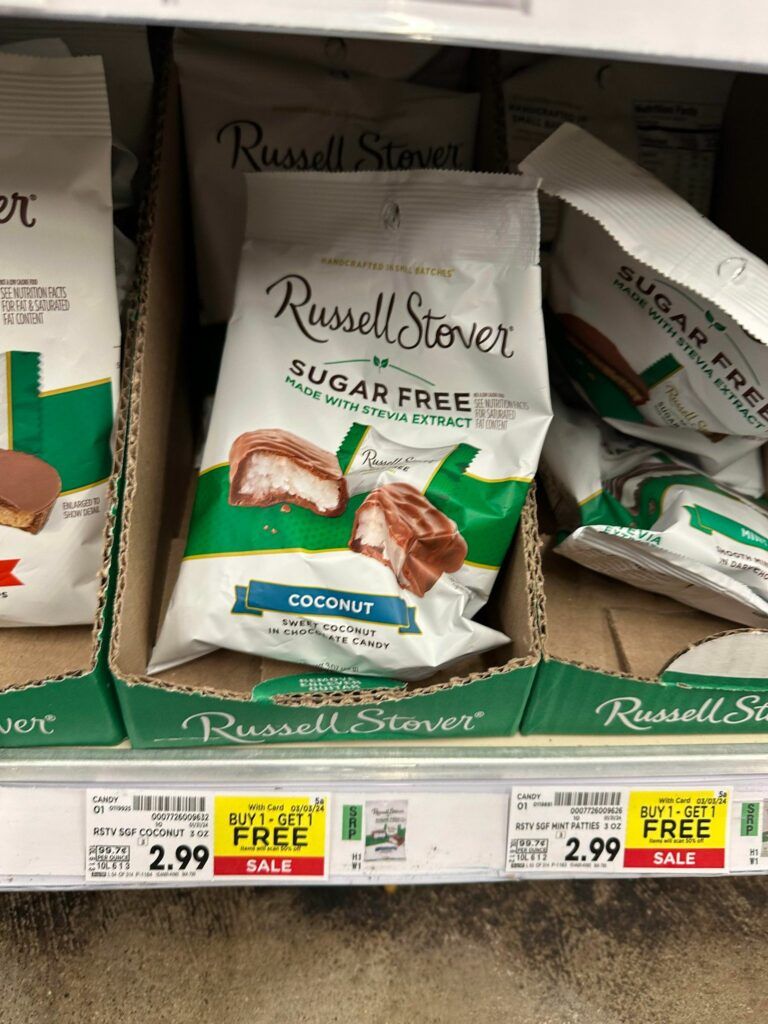 russel stover sf chocolate kroger shelf image