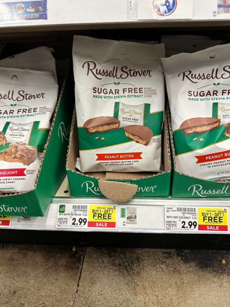 russel stover sf chocolate kroger shelf image