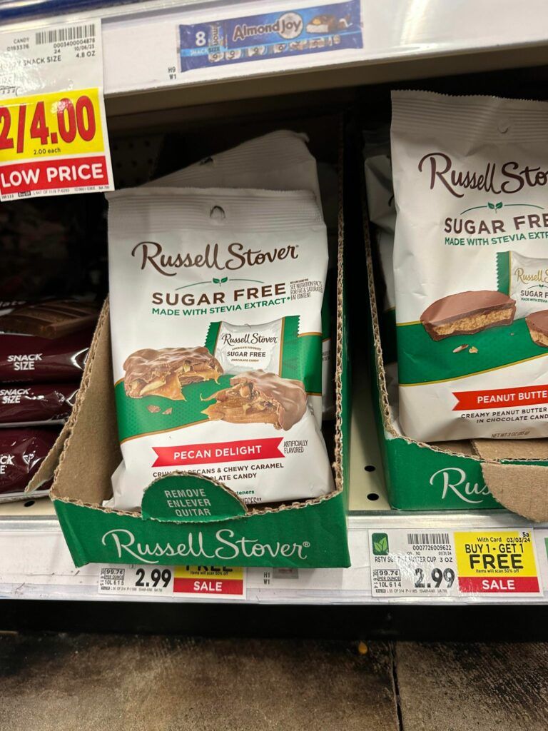 russel stover sf chocolate kroger shelf image