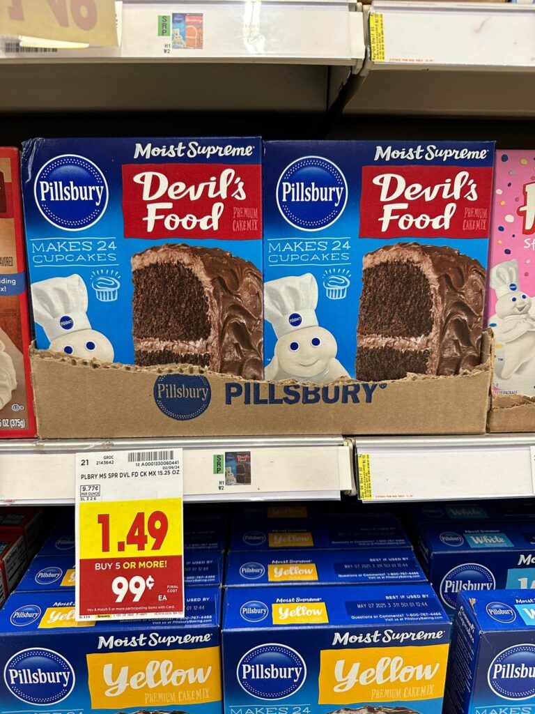 pillsbury cake mix kroger shelf image