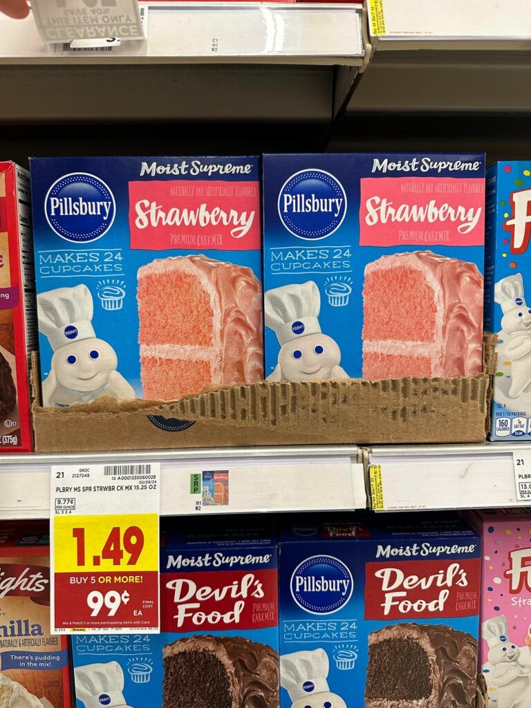 pillsbury cake mix kroger shelf image
