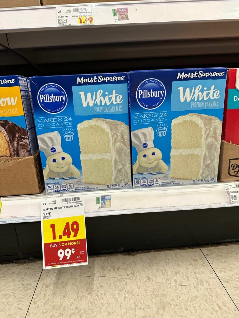pillsbury cake mix kroger shelf image