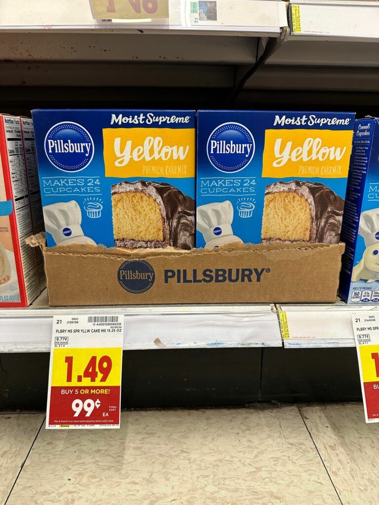 pillsbury cake mix kroger shelf image
