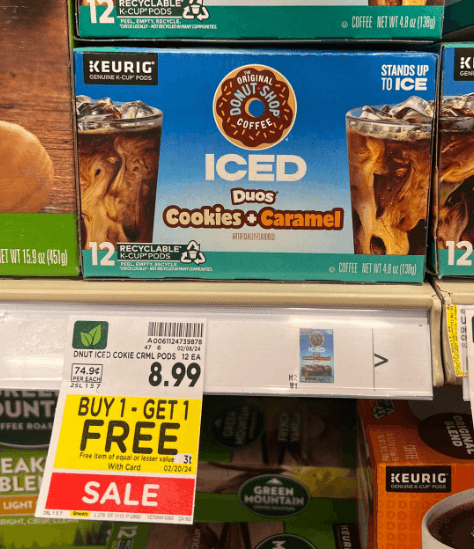 Donut Shop Coffee Kroger Shelf Image
