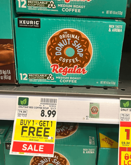 Donut Shop Coffee Kroger Shelf Image
