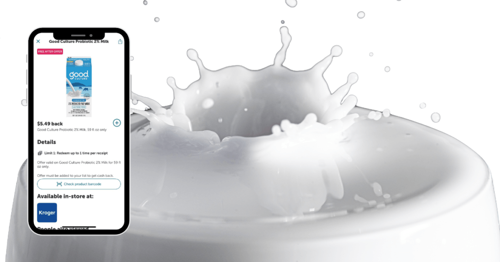 Good Culture Milk Kroger Ibotta Rebate