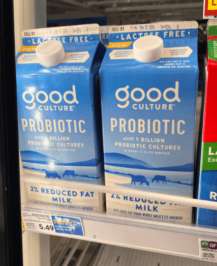 Good Culture Milk Kroger Shelf Image