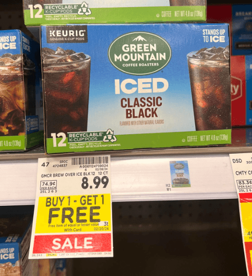 Green Mountain Kroger Shelf Image