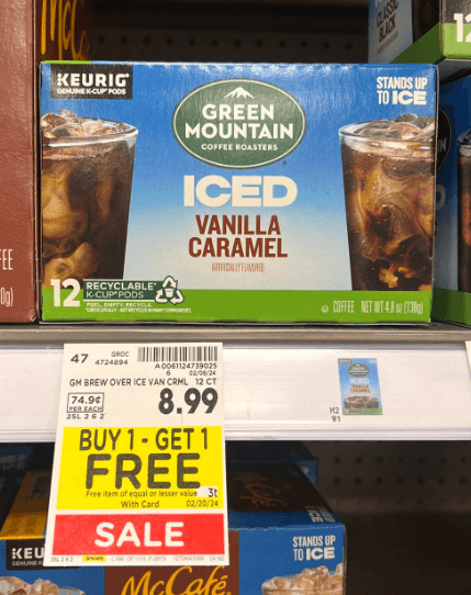 Green Mountain Kroger Shelf Image