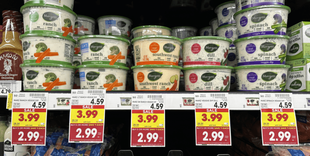 Marzetti Dips Kroger Shelf Image