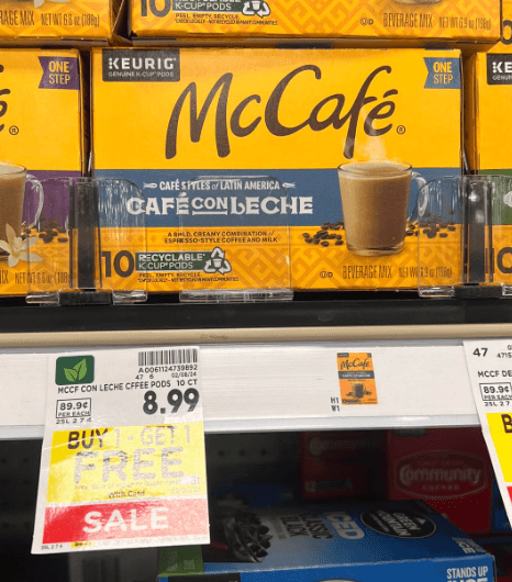 McCafe Coffee Kroger Shelf Image