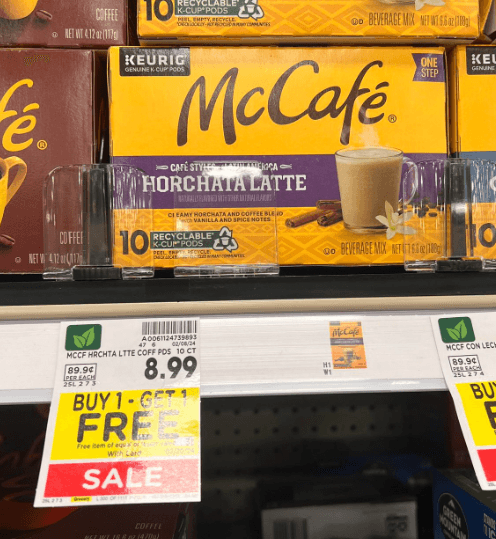 McCafe Coffee Kroger Shelf Image