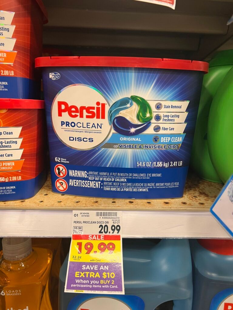 Persil ProClean Liquid Kroger Shelf Image