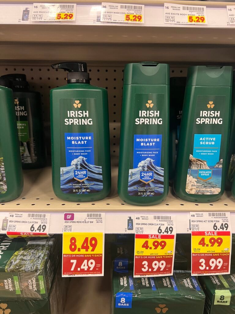 irish spring kroger shelf image