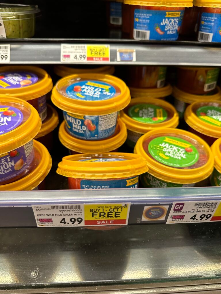 garden fresh salsa kroger shelf image