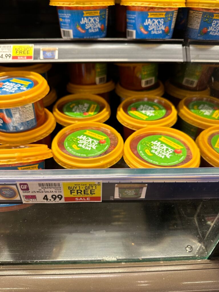 garden fresh salsa kroger shelf image