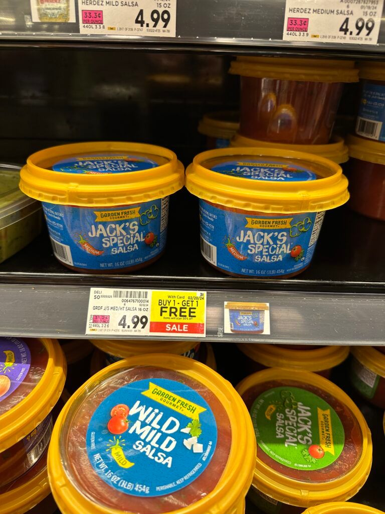 garden fresh salsa kroger shelf image