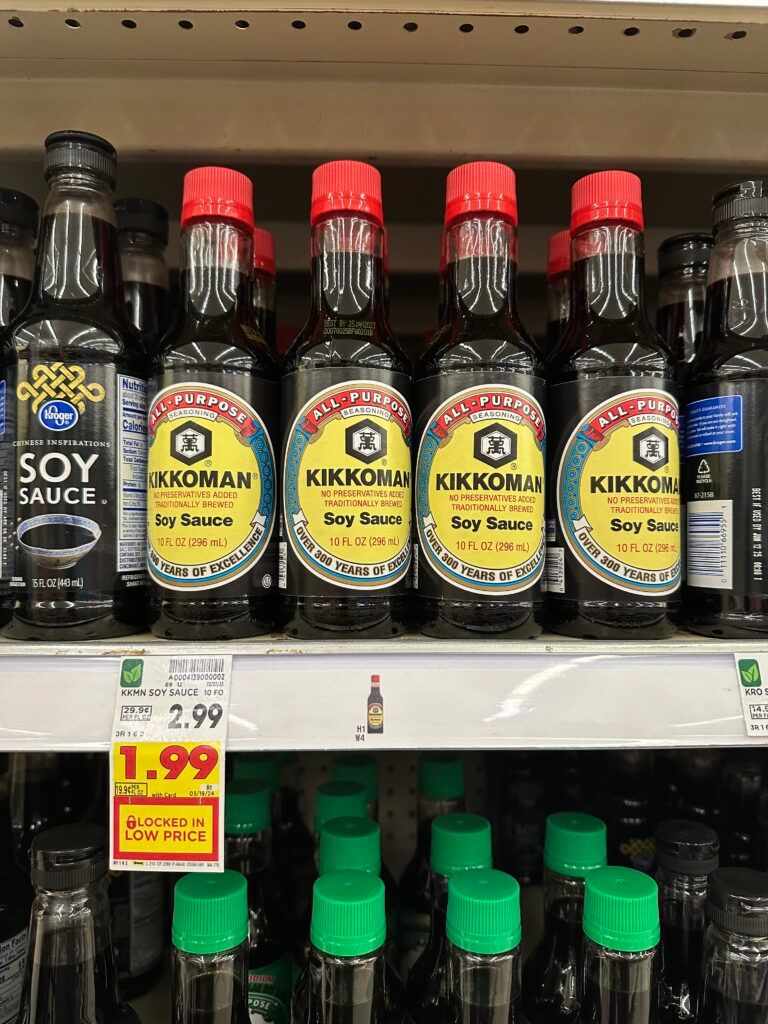 kikkoman sauce kroger shelf image
