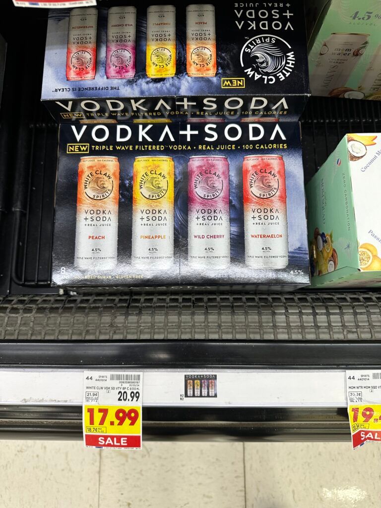 white claw kroger shelf image