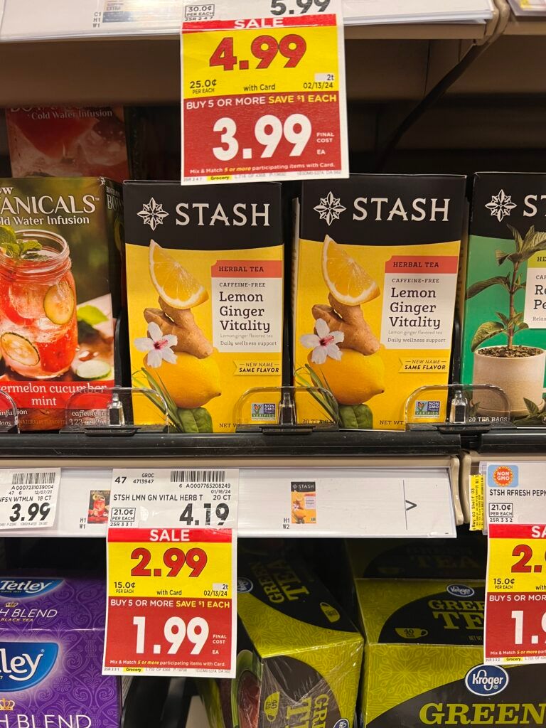 stash tea bags kroger shelf image