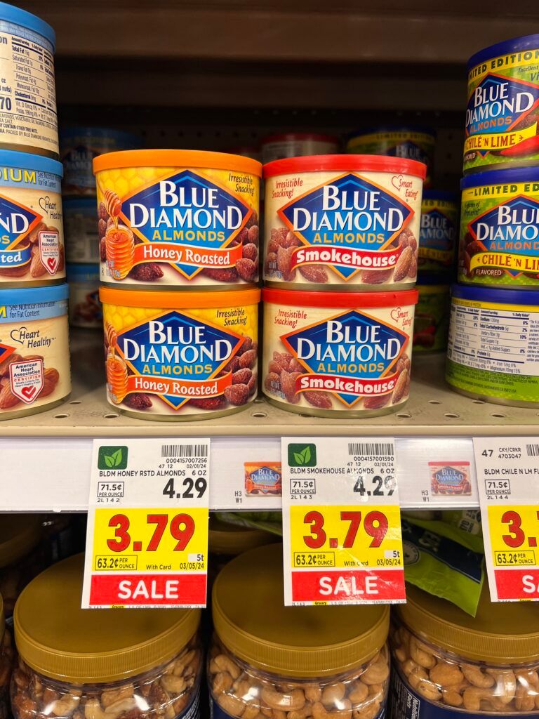 blue diamonds kroger shelf image