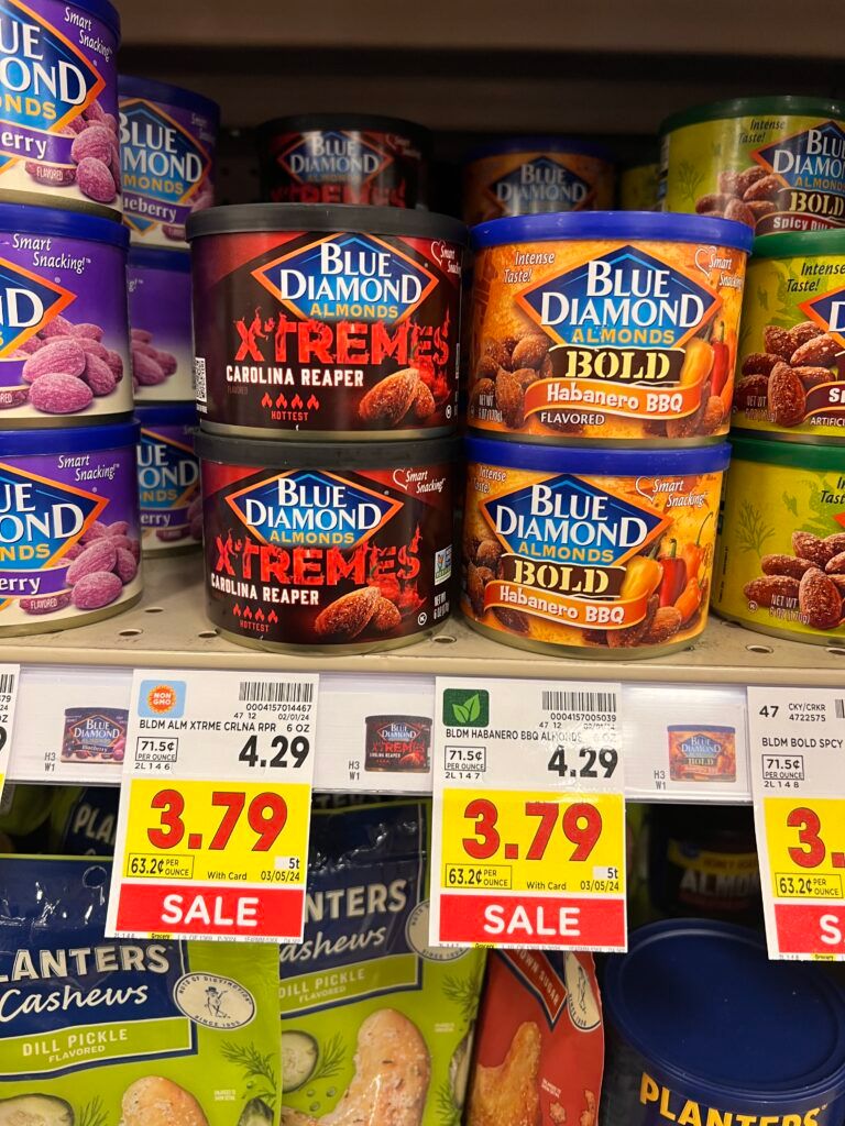 blue diamonds kroger shelf image