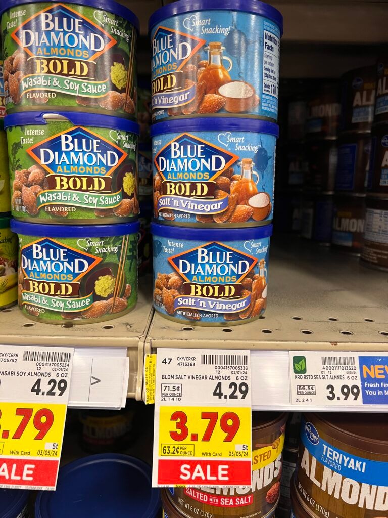blue diamonds kroger shelf image