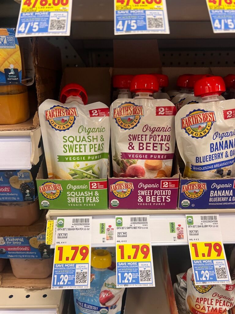 earths best baby food kroger shelf image