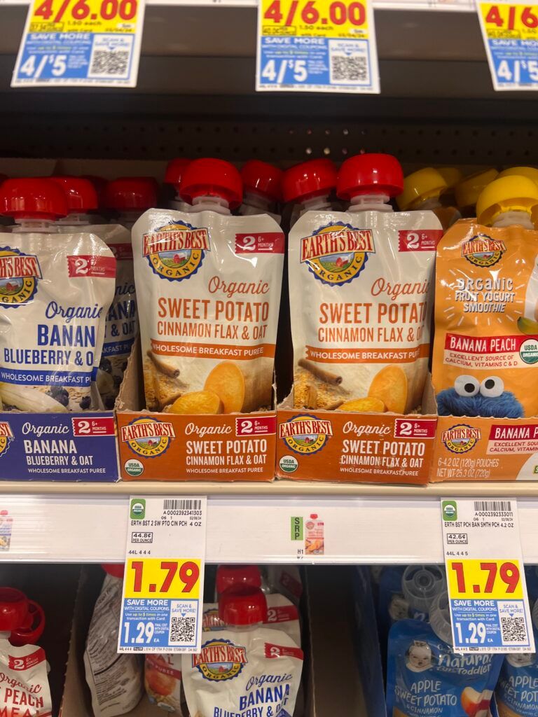 earths best baby food kroger shelf image