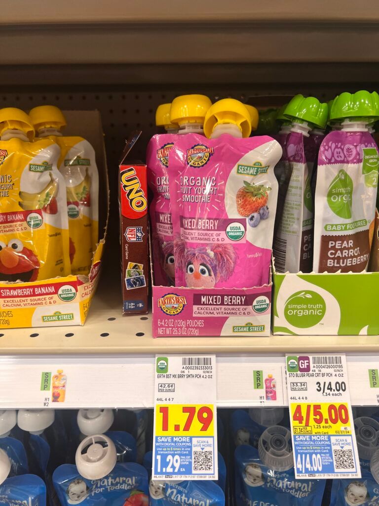 earths best baby food kroger shelf image