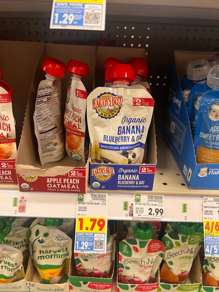 earths best baby food kroger shelf image