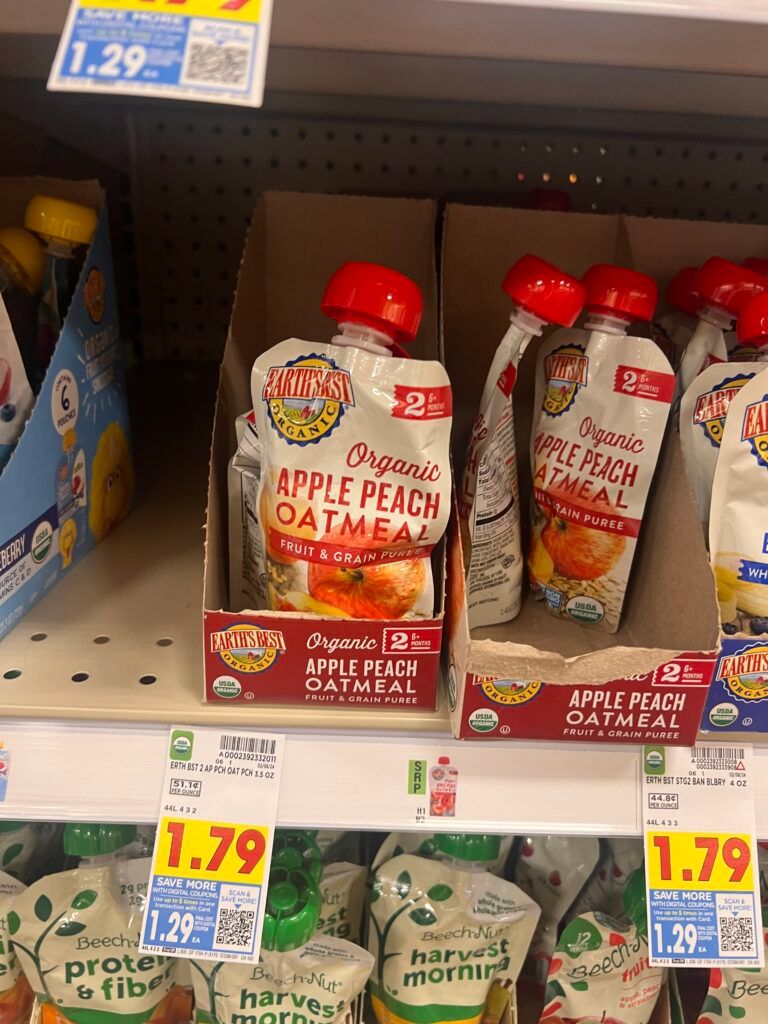 earths best baby food kroger shelf image