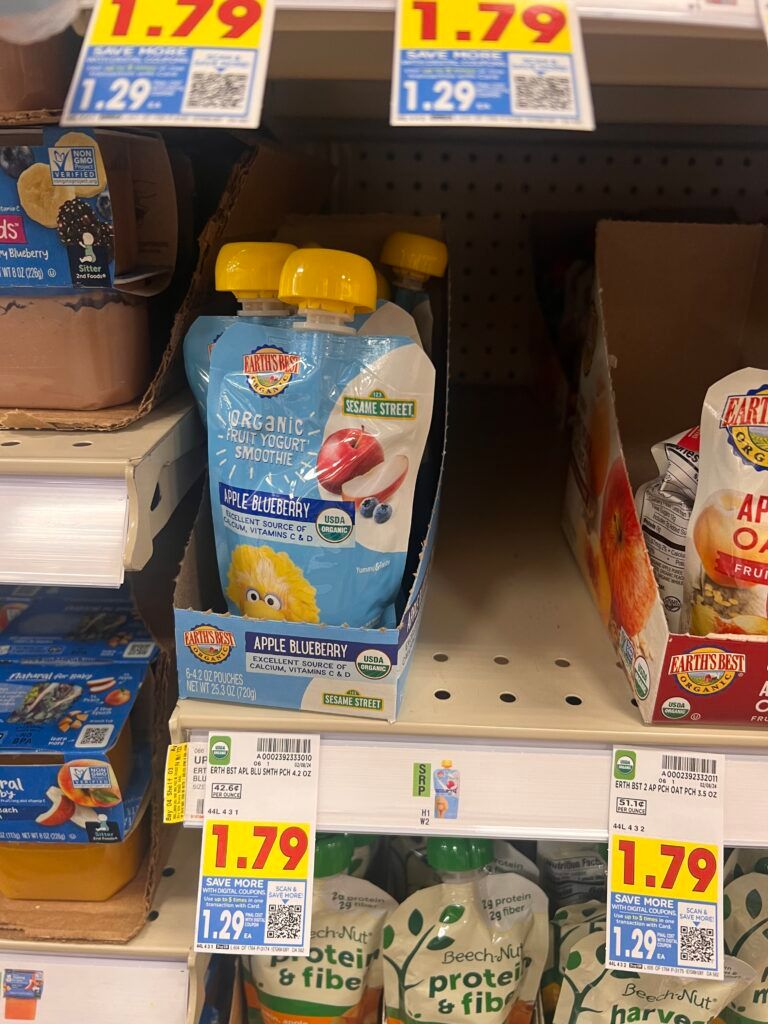 earths best baby food kroger shelf image