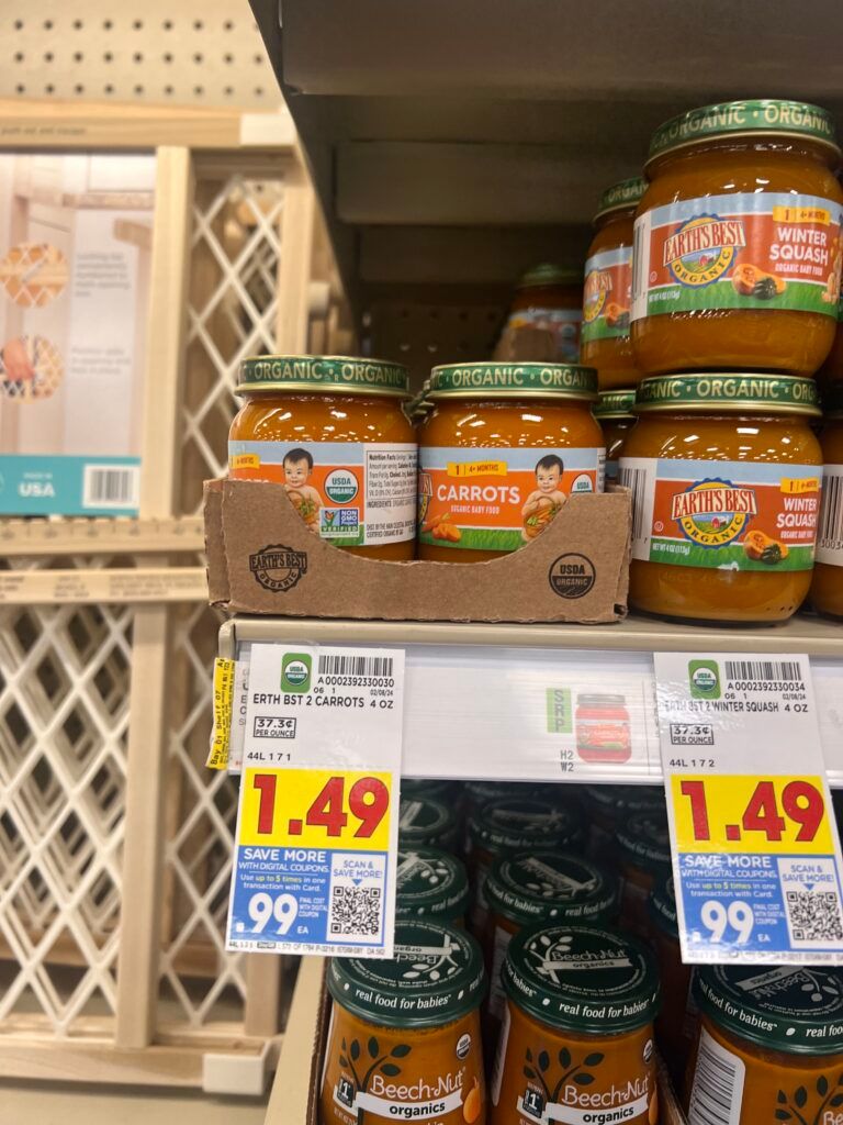 earths best baby food kroger shelf image