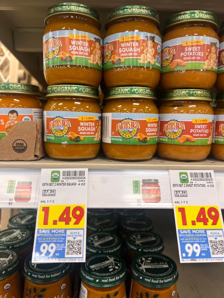 earths best baby food kroger shelf image