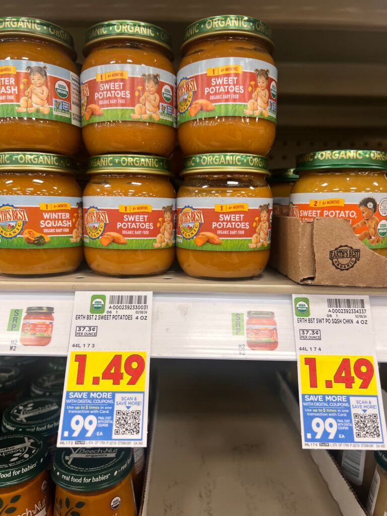 earths best baby food kroger shelf image