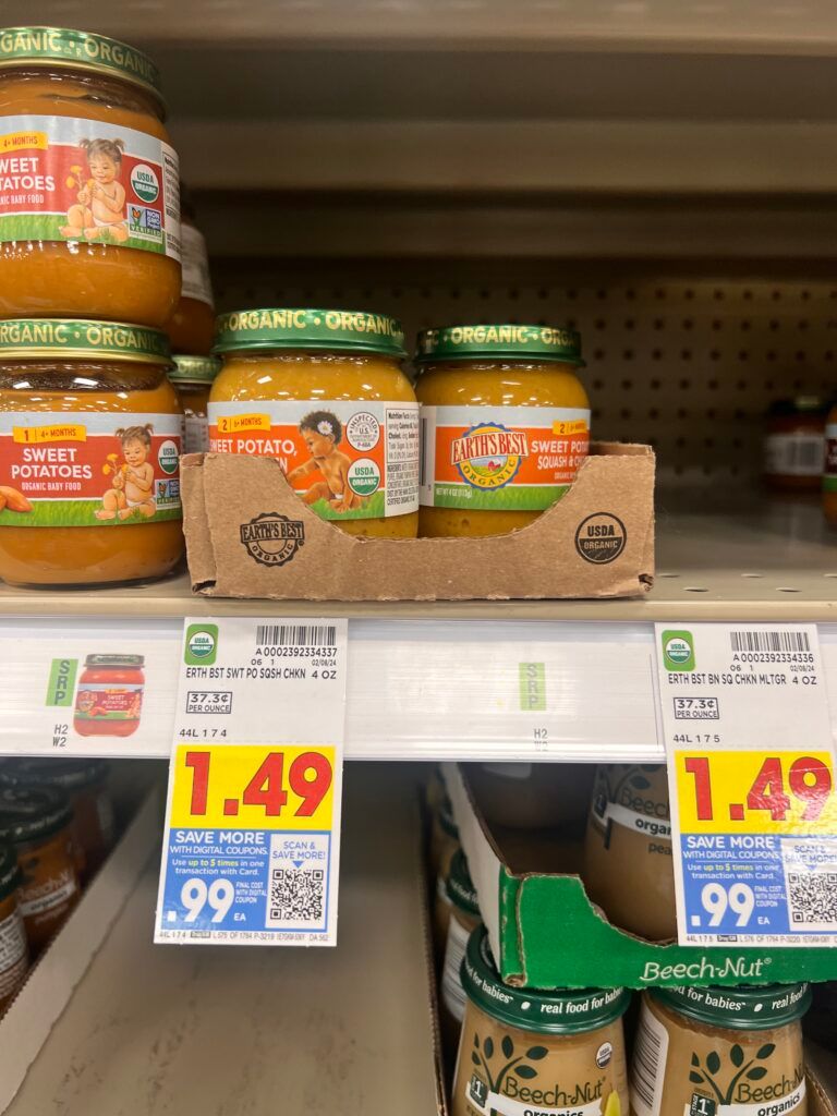 earths best baby food kroger shelf image
