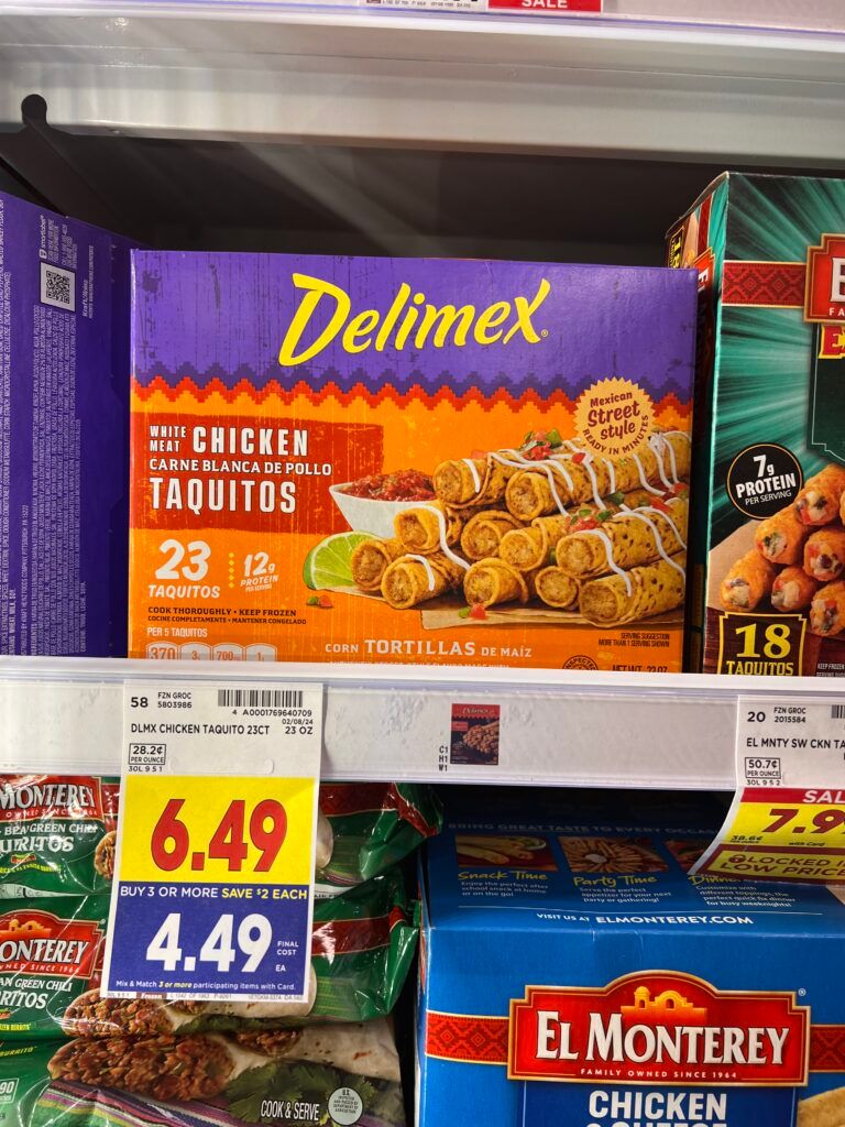 delimex taquitos kroger shelf image