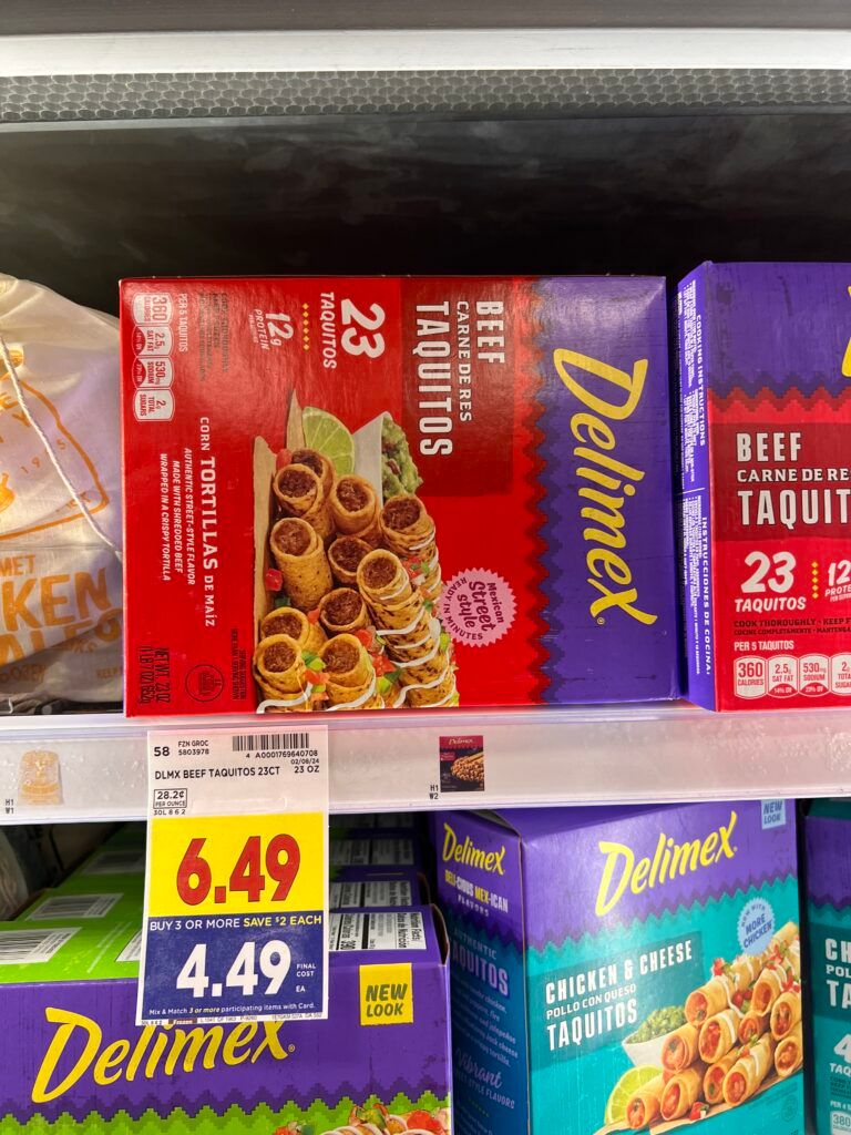 delimex taquitos kroger shelf image