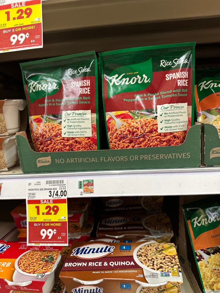 knorr sides kroger shelf image