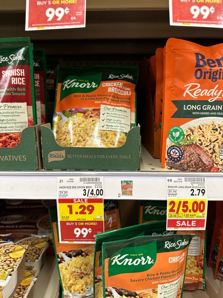 knorr sides kroger shelf image