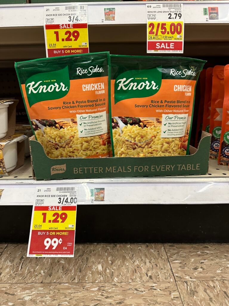 knorr sides kroger shelf image