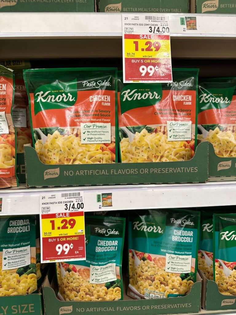 knorr sides kroger shelf image