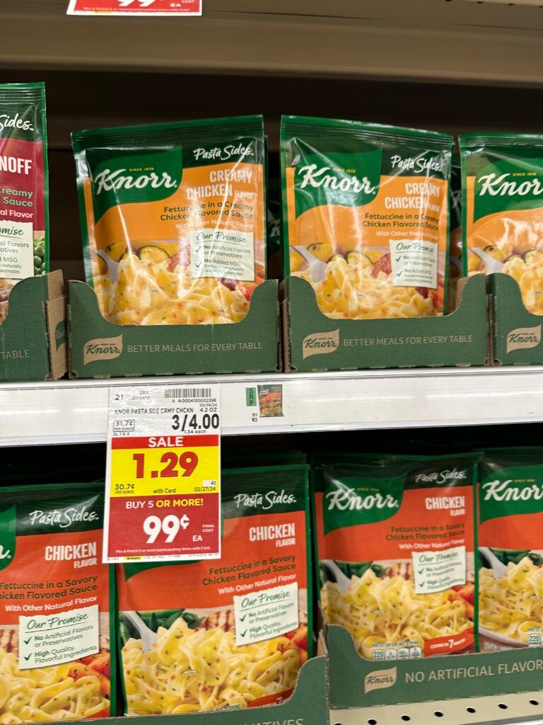 knorr sides kroger shelf image