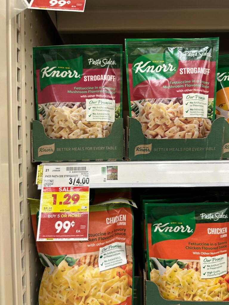 knorr sides kroger shelf image