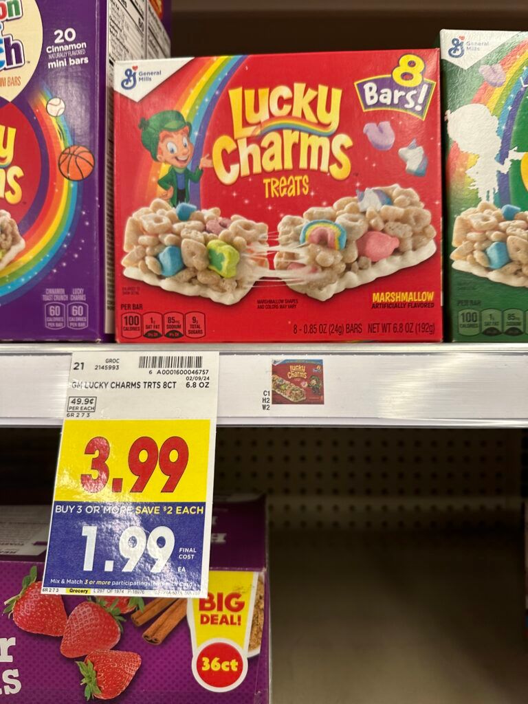 GM treat or oat bars kroger shelf image