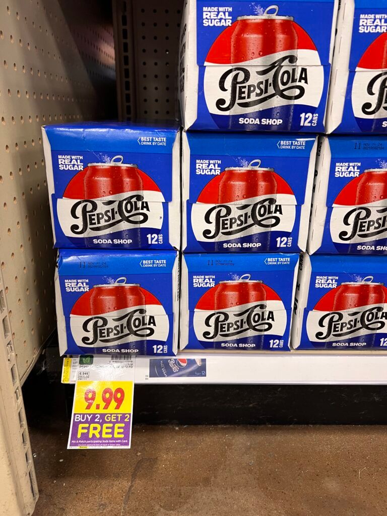soda kroger shelf image