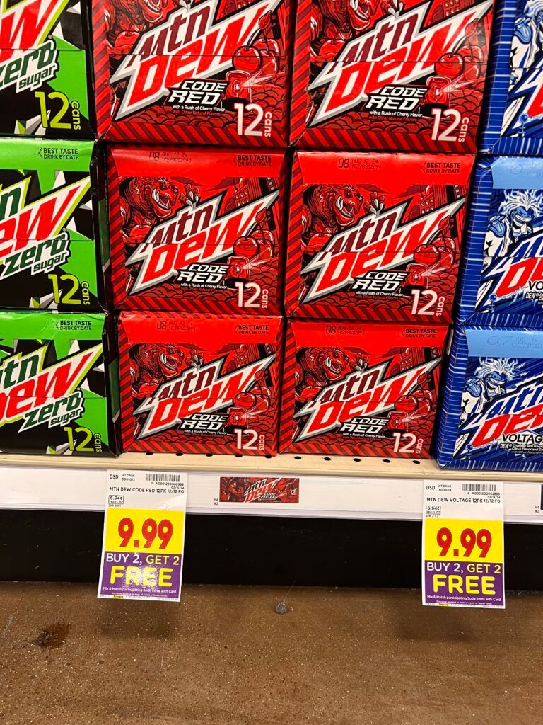 soda kroger shelf image